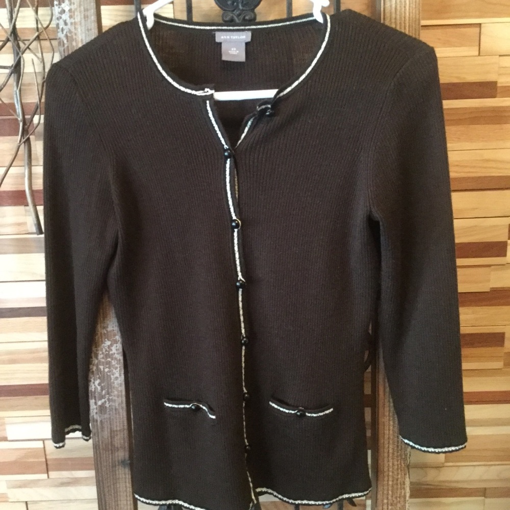 ANN TAYLOR SOFT KNIT TOP - Picture 4 of 5